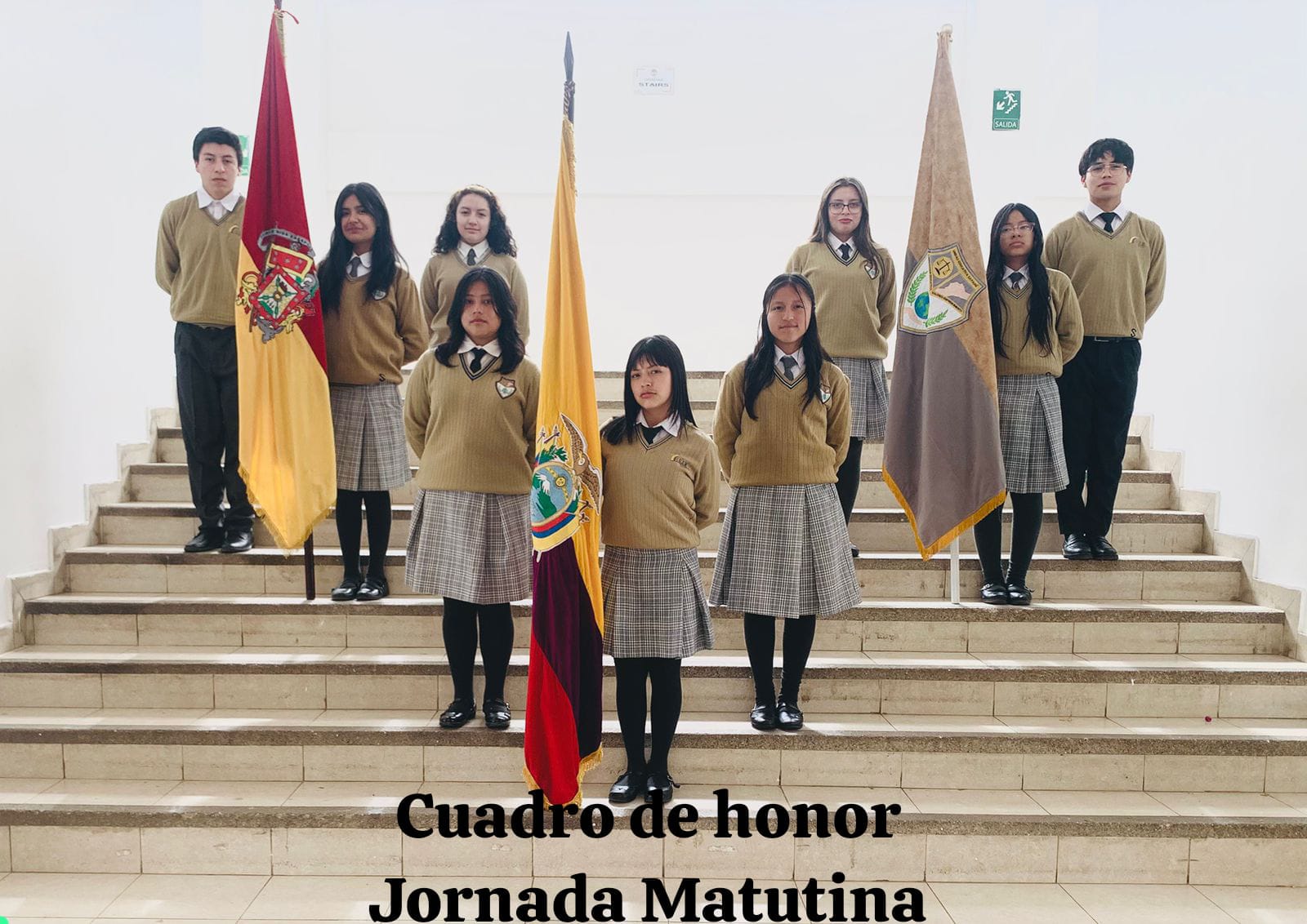 Cuadro de honor jornada matutina
